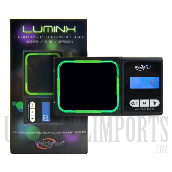 WEIGHMAX LED POCKET DIGITAL SCALE 100g x 0.01g LUMINX